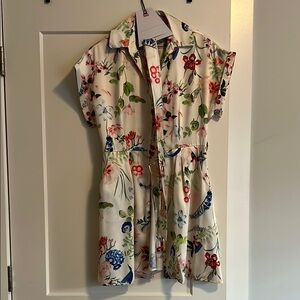 Floral Short Sleeve Dress